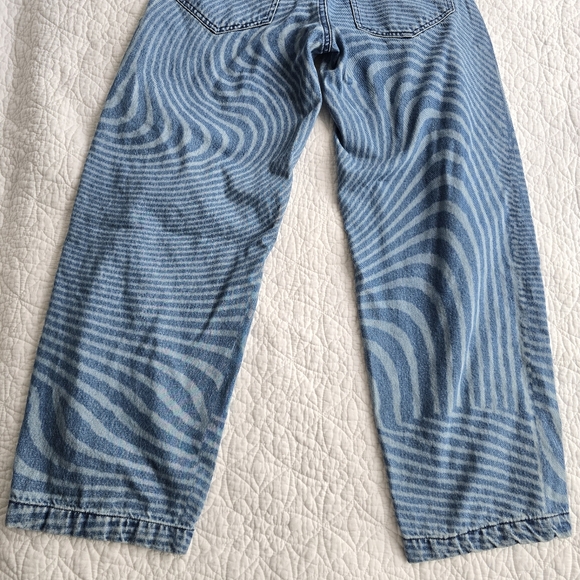 Urban Outfitters BDG Extreme Baggy Jean Psychedelic Wavy Print - Picture 16 of 16